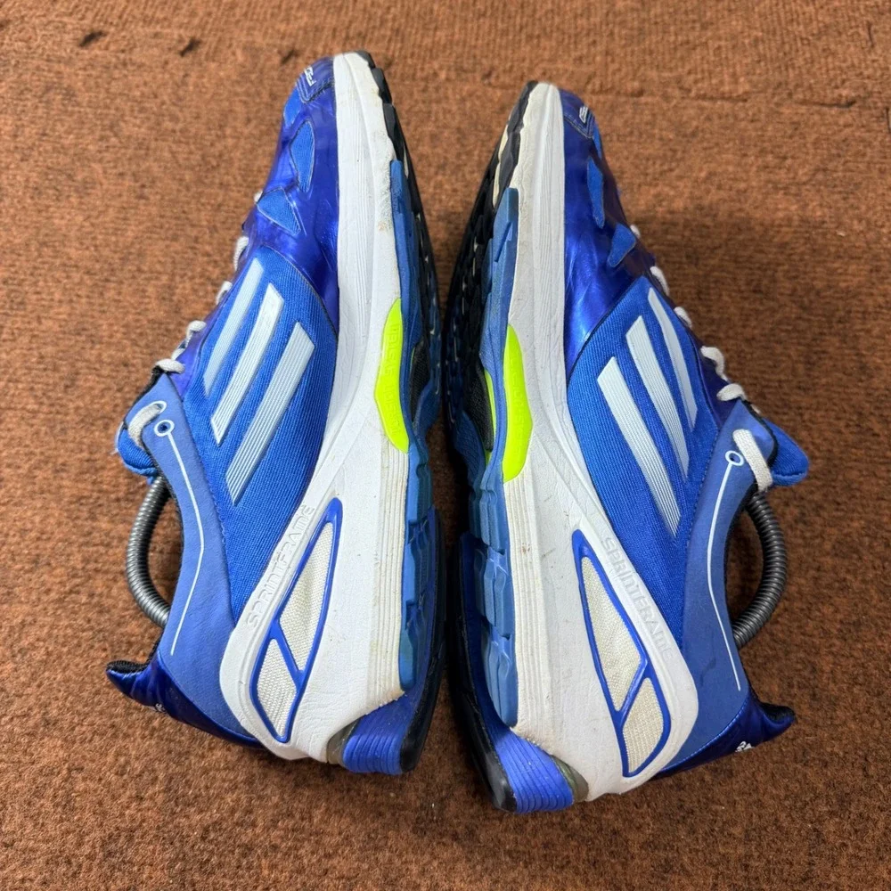 A- gym‎ Adidas Adizero F50 Adiprene+ Running Shoes Mens Blue White Sneakers